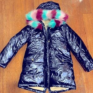 J. Crew Girls Midnight Blue Puffer